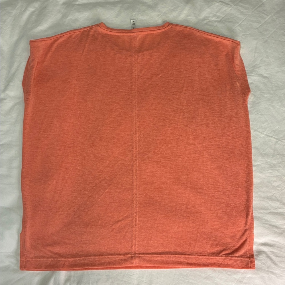 Athleta -Orange Short Sleeve Tee - Picture 2 of 3
